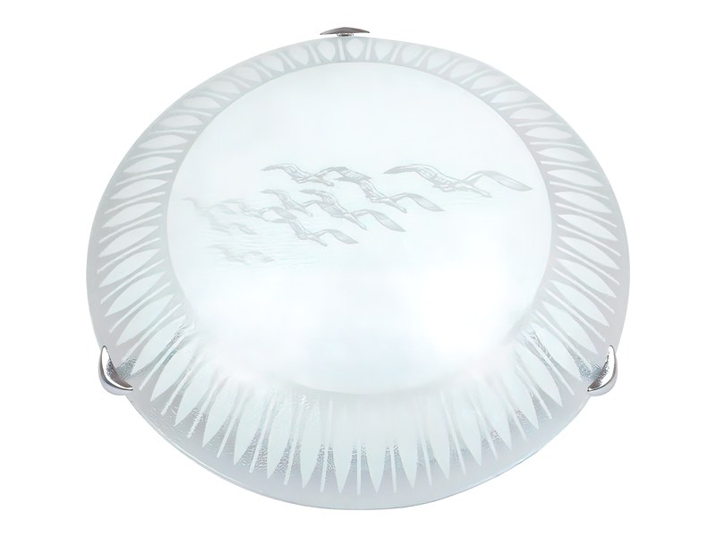 Aplica rotunda cu geam din sticla 30 cm