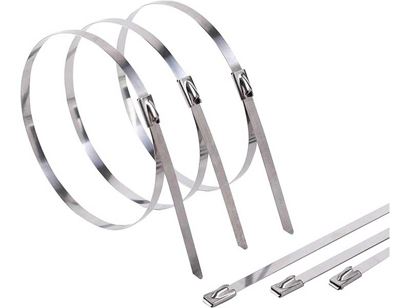 Fasete metalice 4.6x250mm set 100buc