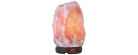 Lampa cu cristal de sare forma de piatra