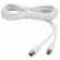 Cablu RF 1,8m alb