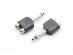 Adaptor jack 6,3mm la 2 RCA mama