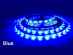 Rola leduri 5050 SMD 5mm albastru 5m 60led/m impermeabila