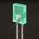 Led 2x5mm dreptunghiular verde