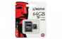 MicroSDHC 64Gb Kingston clasa 10