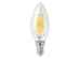 Bec leduri filament lumanare E14 alb cald 2W