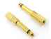 Adaptor RCA mama la jack 6,3mm gold mono