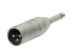 Adaptor XLR tata - jack6,3 tata mono