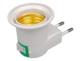 Adaptor 220V la dulie E27 cu intrerupator