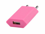 Incarcator retea mufa usb 1A roz