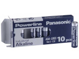 Set 10 baterii alcaline Panasonic Powerline R3
