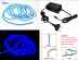 Neon decor auto 5m 12V/220V albastru