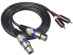 Cablu XLR mama-tata la 2RCA tata 1.5M