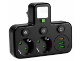 Priza multifunctionala cu led, USB si intrerupator