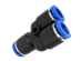 Conector Y rapid pentru furtun aer 10mm