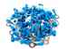 Terminal inel albastru 8,5mm set 100buc