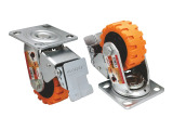 Roata pivotanta profesionala pentru carucior cu frana 6 inch, 150 mm