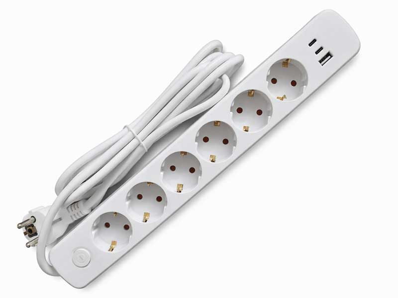 Prelungitor 6cai cu USB+tip C 5m