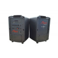Set 2 boxe ABS 6.5inch 1265 USB/SD/FM/BT Alien