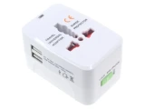 Adaptor priza universal de calatorie cu 2 x USB