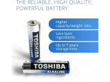 Baterii alcaline AAA Toshiba R3 High Power, 4 buc