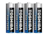 Baterii alcaline Toshiba R6 High Power, set 4 bucati