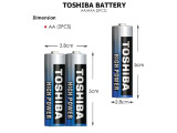 Baterii alcaline Toshiba R6 High Power, set 4 bucati