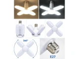 Bec led decorativ E27 60W alb rece