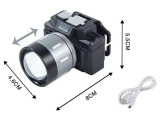 Lanterna frunte led cob 664